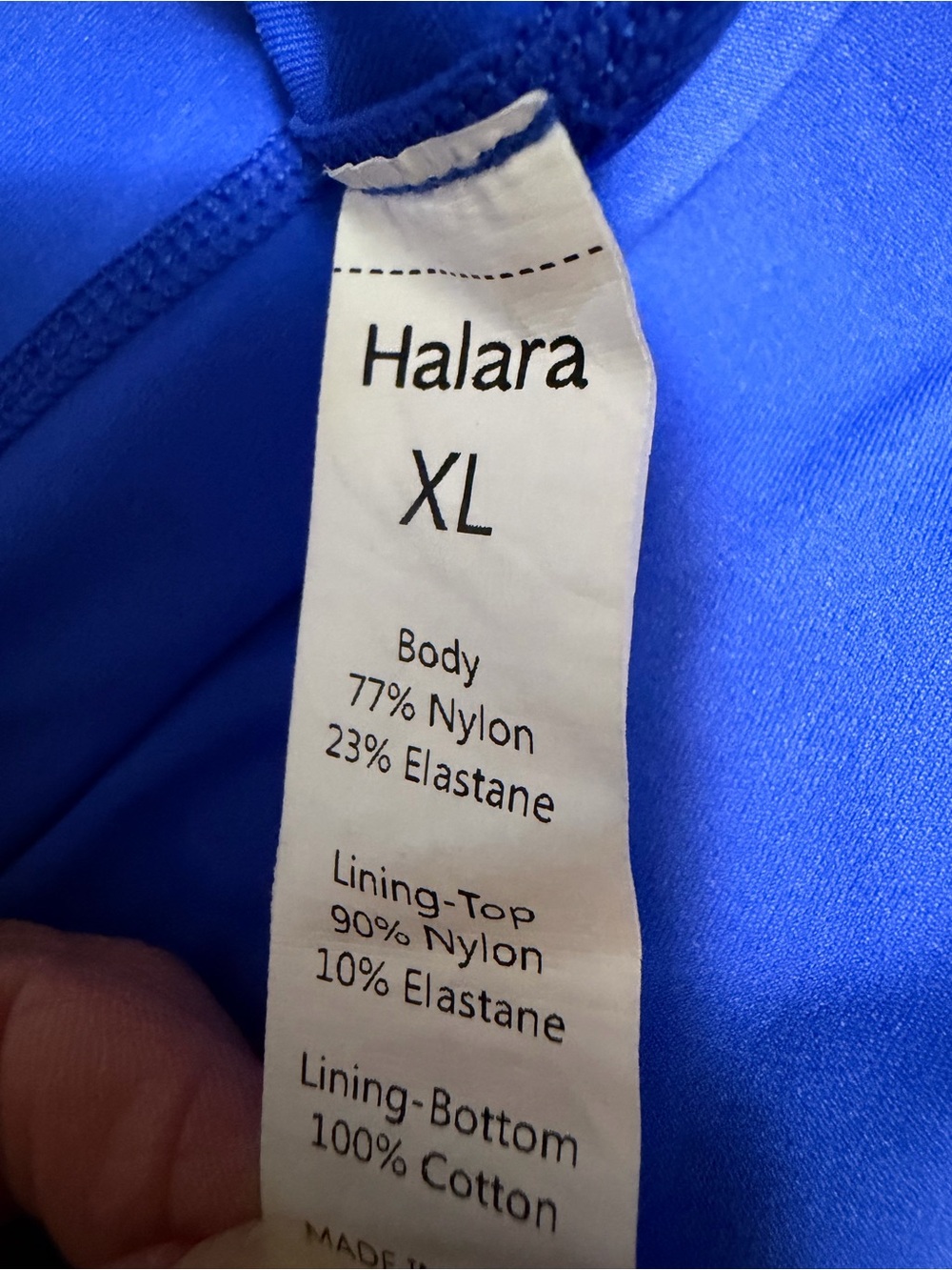 Halara SoftlyZero Plush Easy Peezy Active Dress - Royal Blue - XL - Picture 5 of 6